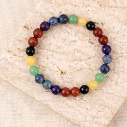 Seven Chakra  Intention Bracelet