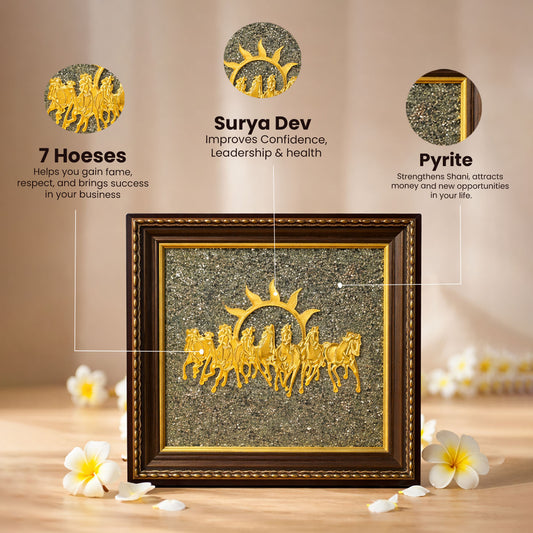 7 Horses Pyrite Frame