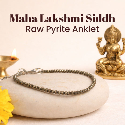 Raw Pyrite Anklet