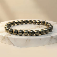 Raw Pyrite Bracelet
