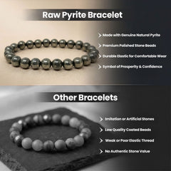 Raw Pyrite Bracelet