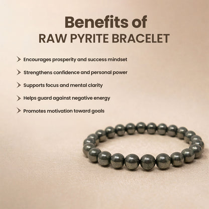 Raw Pyrite Bracelet