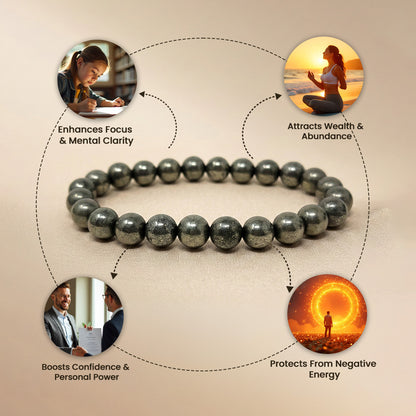 Raw Pyrite Bracelet