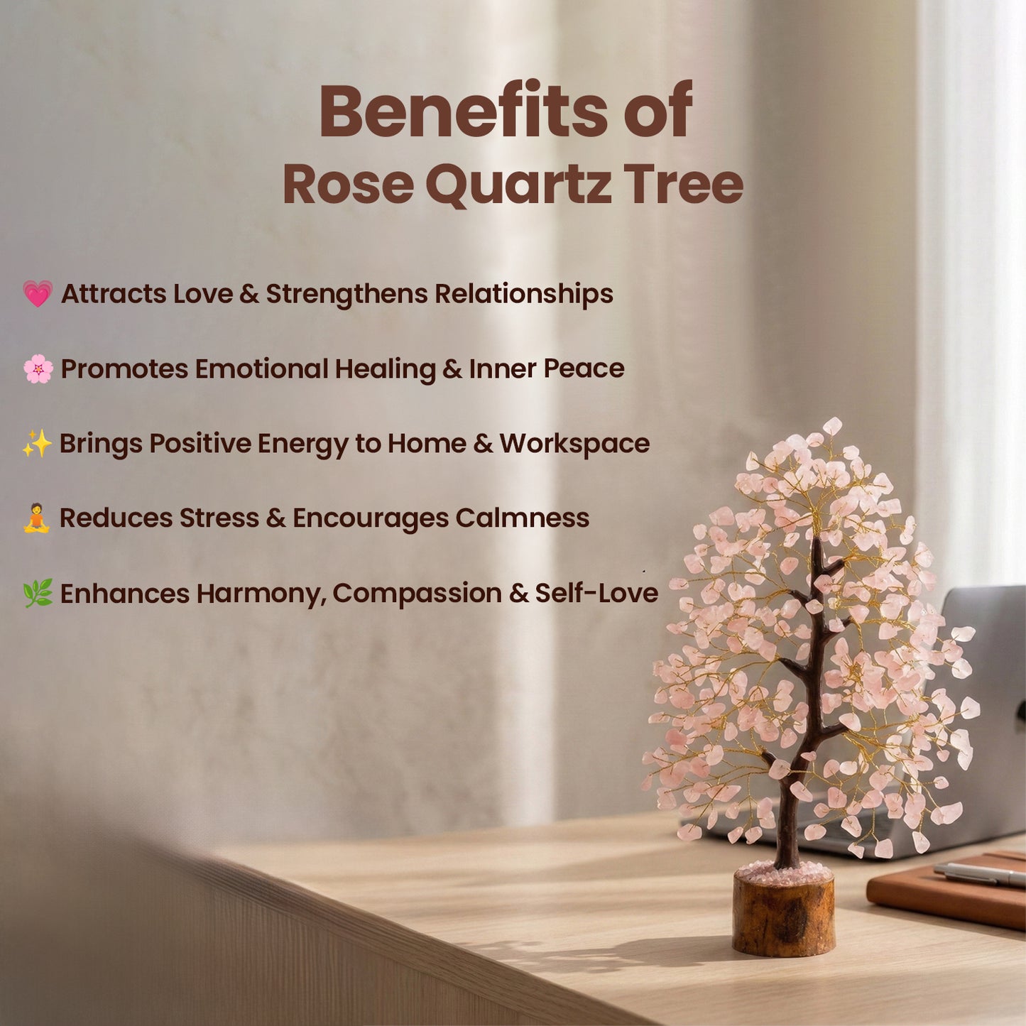 Rose Quartz Tree