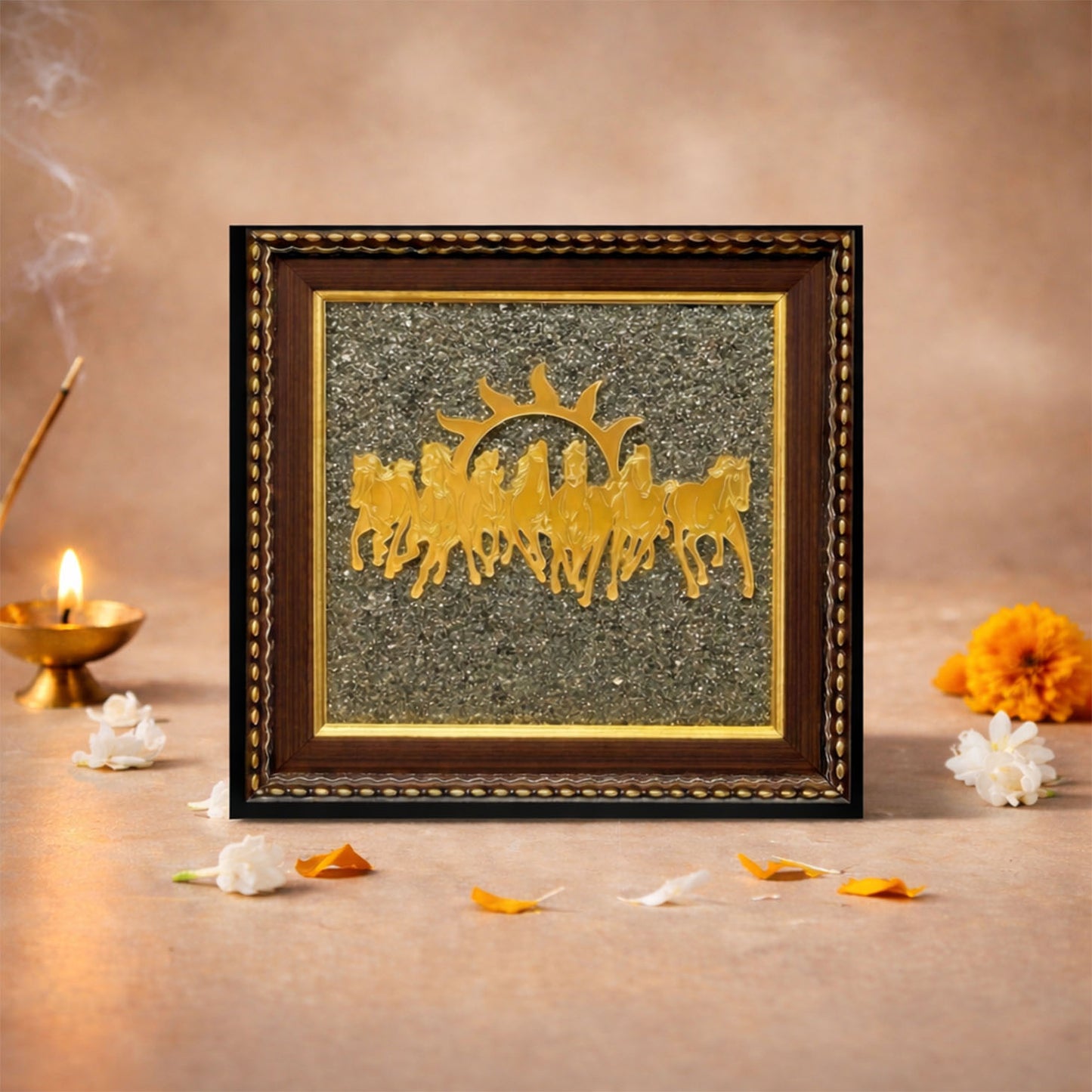 7 Horses Pyrite Frame