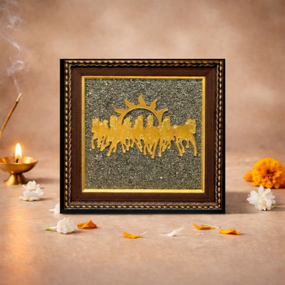 7 Horses Pyrite Frame