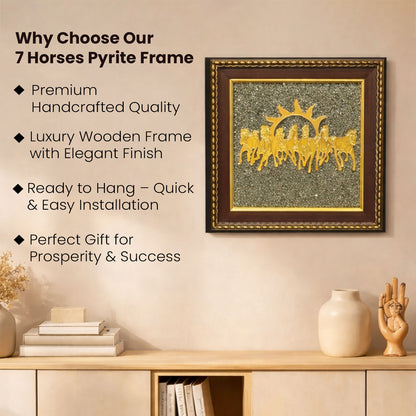 7 Horses Pyrite Frame