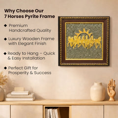 7 Horses Pyrite Frame