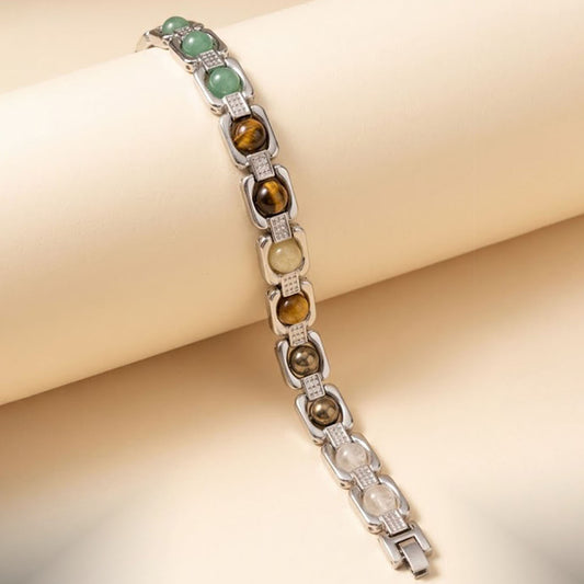 Metal Dhan Yog Bracelet - Silver