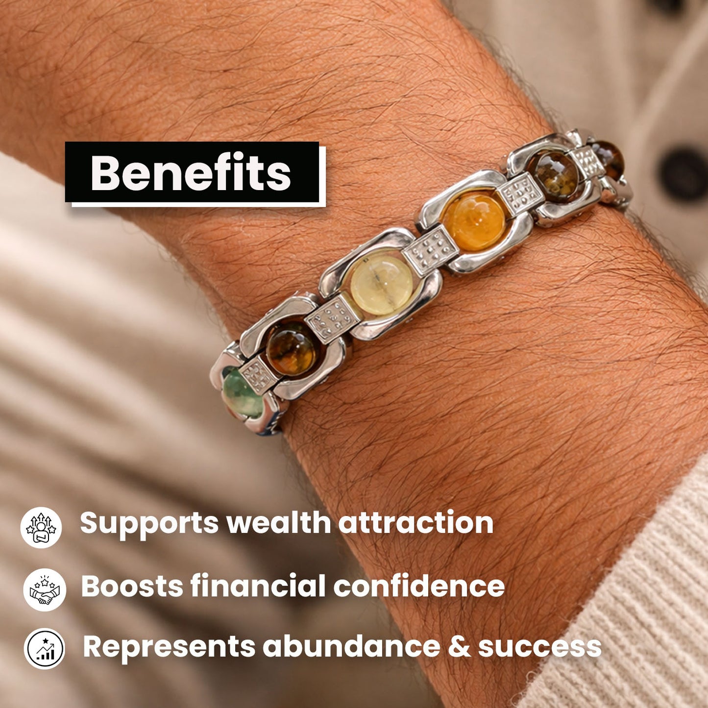 Metal Dhan Yog Bracelet - Silver
