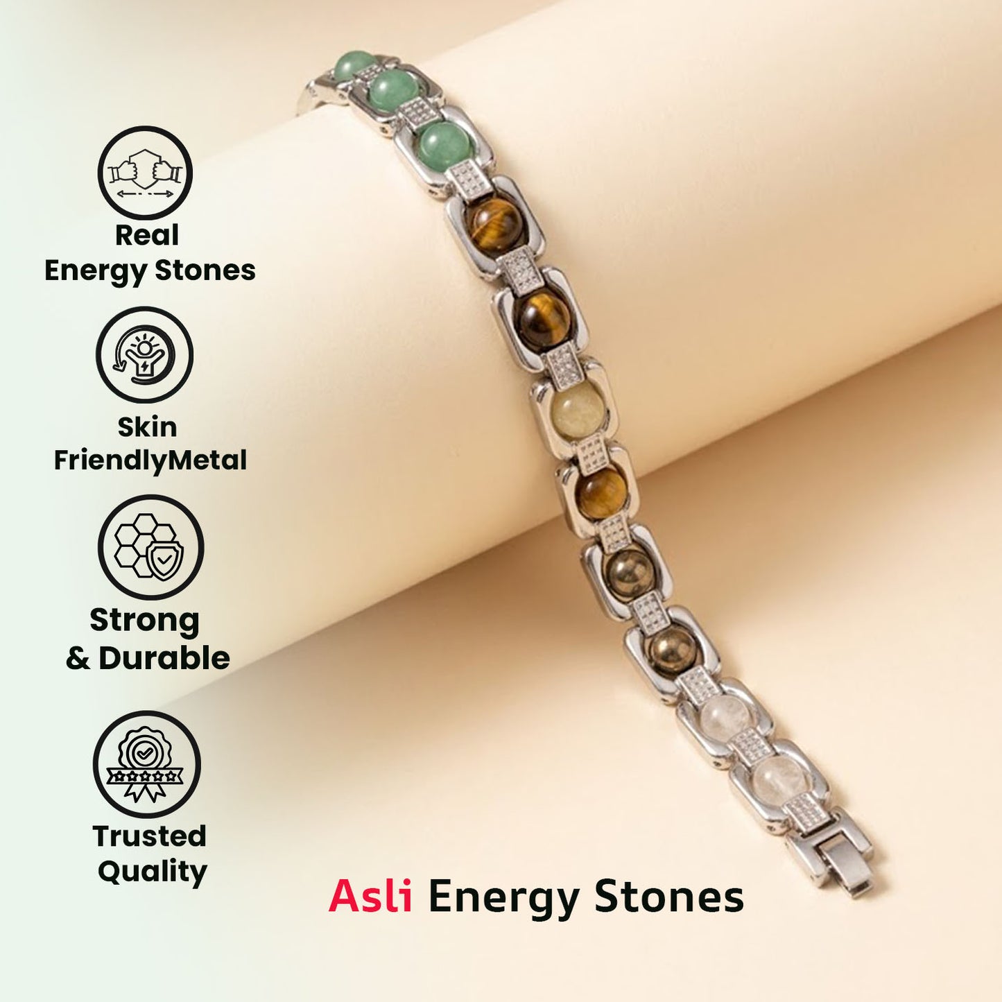 Metal Dhan Yog Bracelet - Silver