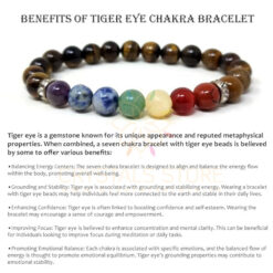 Seven Chakra Tiger Eye Bracelet