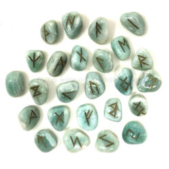 Amazonite Reiki Rune Sets With Instructions