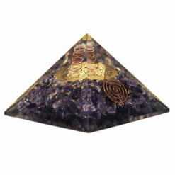 Amethyst Shree Yantra Orgone Energy Pyramid