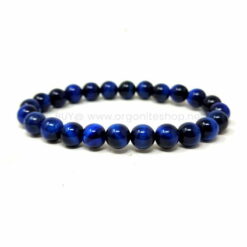 Blue Tiger Eye Bracelet For Stability & Grounding (Certified)