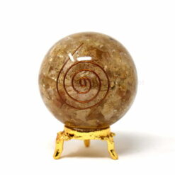Citrine Orgonite Energy Sphere