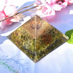 Peridot Metaphysical Orgone Energy Pyramid