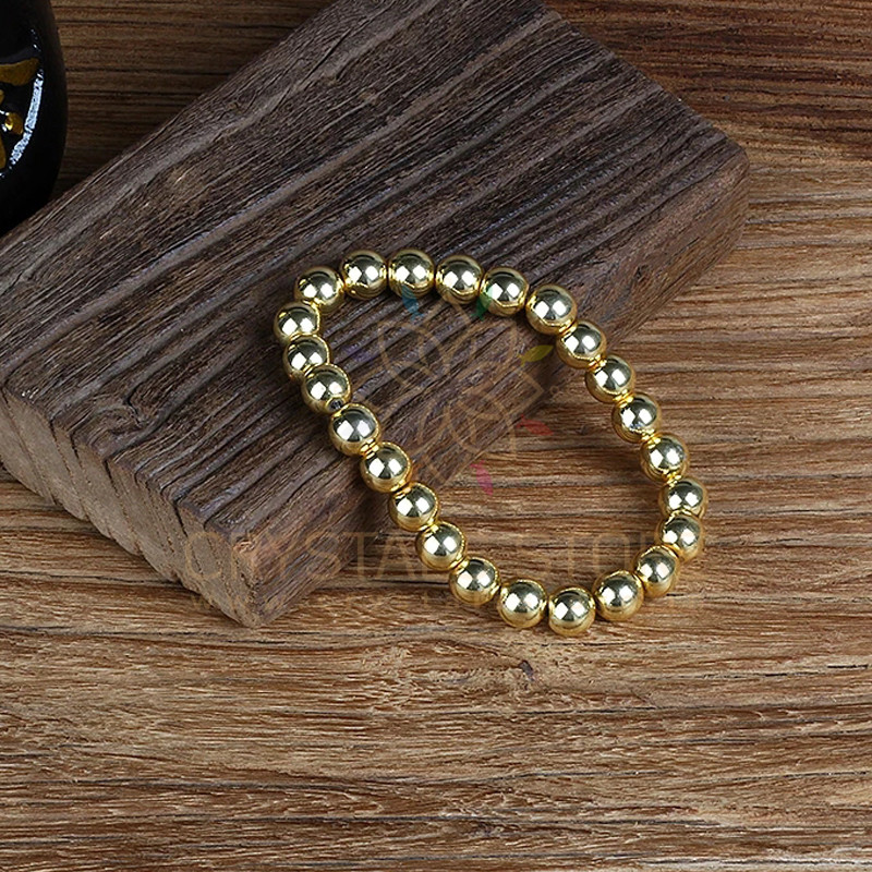 Golden Pyrite Bracelet To Boost Willpower & Confidence (Certified