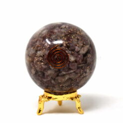 Lepidolite Orgone Sphere