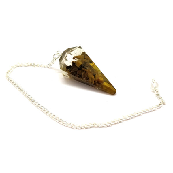 Orgonite Tiger Eye Pendulum