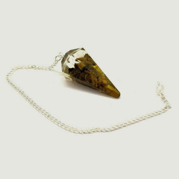 Orgonite Tiger Eye Pendulum