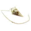 Orgonite White Agate Pendulum