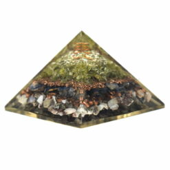 Peridot Blue Kyanite Larimar Orgone Energy Pyramid