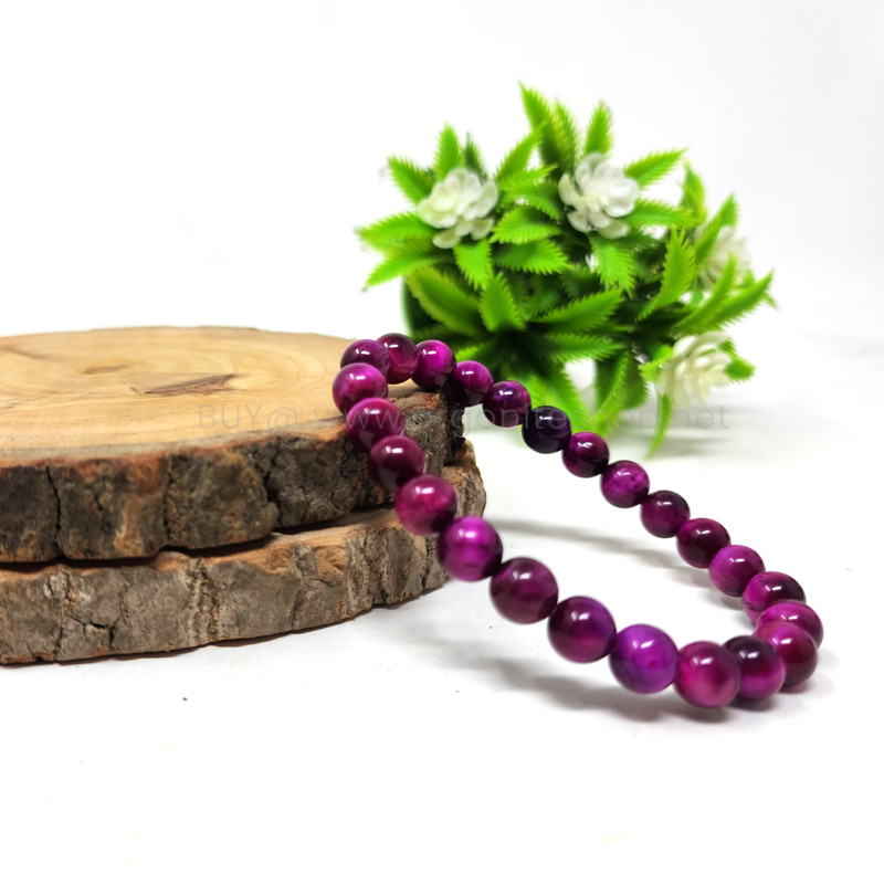 Red Tiger Eye Bracelet at Rs 250/piece | Beaded Bracelet in Ahmedabad | ID:  2850656393591