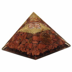 Red Jasper Orgone Energy Pyramid For Courage