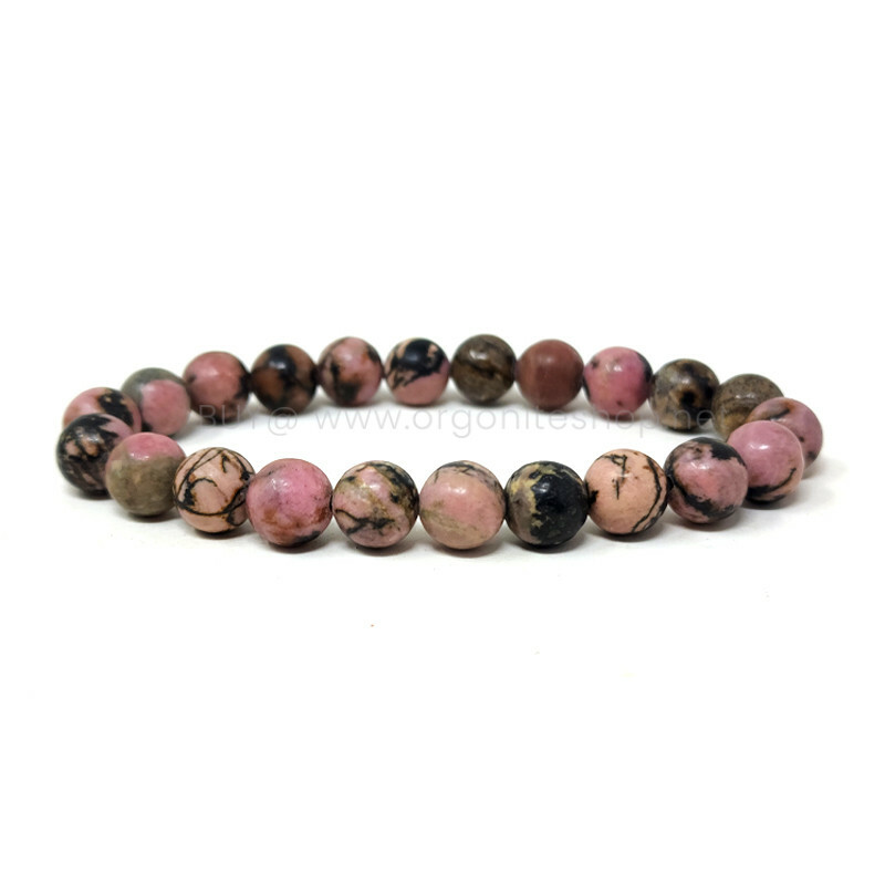 Rhodonite Bracelet For Compassion & Emotional Wounds