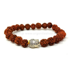 Rudraksha Buddha Bracelet (Certified)