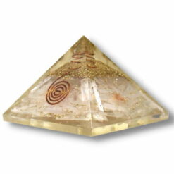 Selenite Orgone Pyramid For Energy Cleansing