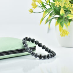 Snowflake Obsidian Bracelet