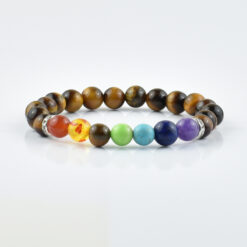 Tiger Eye Chakra Bracelet