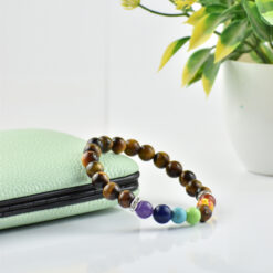 Tiger Eye Chakra Bracelet