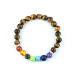 Tiger Eye Chakra Bracelet