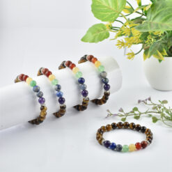 Tiger Eye Chakra Bracelet