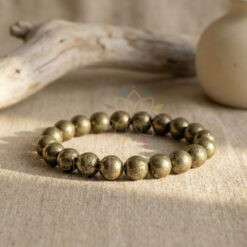 Pyrite Bracelet for Prosperity and Abundance - Attract Wealth with Style (Certified)
