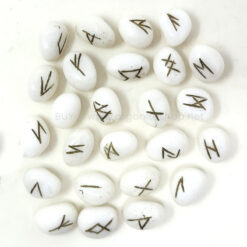 White Quartz Rune Sets With Instructions