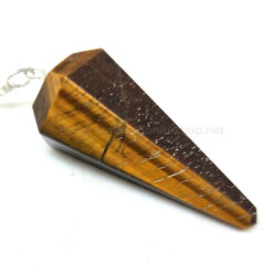Tiger Eye Faceted Pendulum