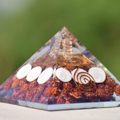 Gomti Rudraksha Orgone Pyramid
