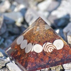 Gomti Rudraksha Orgone Pyramid