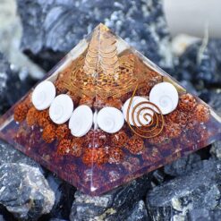 Gomti Rudraksha Orgone Pyramid