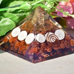 Gomti Rudraksha Orgone Pyramid