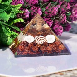 Gomti Rudraksha Orgone Pyramid