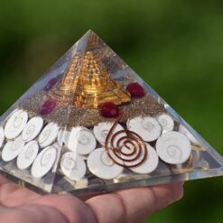 Gomti Chakra Orgone Pyramid