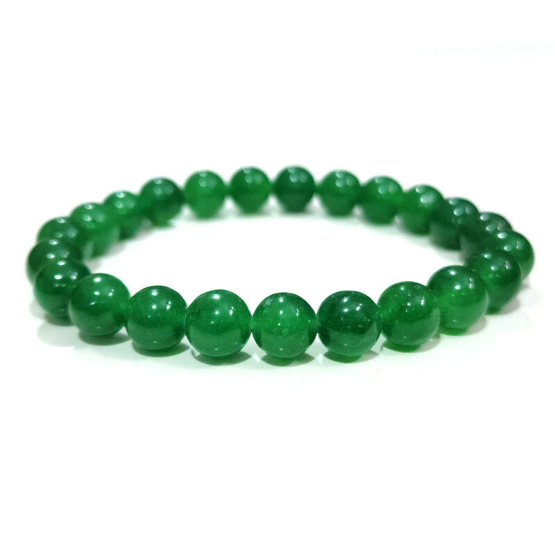 Green Jade Bracelet for Luck and Prosperity (Certified) Crystals Store