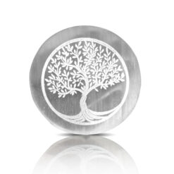 Selenite Tree Of Life Charging Plate