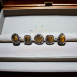 Tiger Eye Gemstone Ring