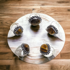 Tiger Eye Gemstone Ring